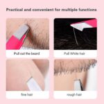 Tweezers Set, High Precision Stainless Steel Eyebrow Tweezers for Facial Hair, I... - Image 5