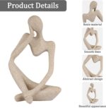 Sandstone Resin Thinker Style Abstract Sculpture Statue Collectible Figurines Ho... - Image 5