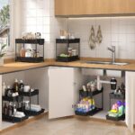 Sevenblue 3 Pack Under Sink Organizers,2-Tier Multi-Use Kitchen and Bathroom Org... - Image 4