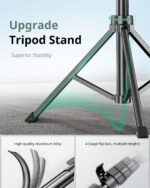 SENSYNE 62" Phone Tripod & Selfie Stick, Extendable Cell Phone Tripod Stand with... - Image 4