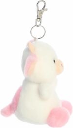 Aurora® Adorable Palm Pals Belle Strawberry Cow Clip-On- Fun Collectible Plush... - Image 5