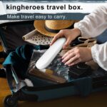 kingheroes Electric Toothbrush Set, Comes with 8 Brush Heads & Travel Case,4 Mod... - Image 4