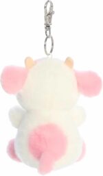 Aurora® Adorable Palm Pals Belle Strawberry Cow Clip-On- Fun Collectible Plush... - Image 6