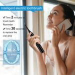 kingheroes Electric Toothbrush Set, Comes with 8 Brush Heads & Travel Case,4 Mod... - Image 5