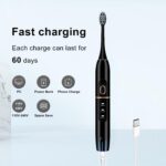 kingheroes Electric Toothbrush Set, Comes with 8 Brush Heads & Travel Case,4 Mod... - Image 7