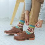 YZKKE 5Pack Womens Vintage Winter Soft Warm Thick Cold Knit Wool Crew Socks, Mul... - Image 3