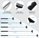 Yeipis 3 Pack Back Scratcher Metal Portable Telescoping with Rubber Handles, Ext... - Image 4