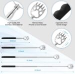 Yeipis 3 Pack Back Scratcher Metal Portable Telescoping with Rubber Handles, Ext... - Image 5