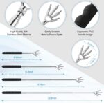 Yeipis 3 Pack Back Scratcher Metal Portable Telescoping with Rubber Handles, Ext... - Image 6