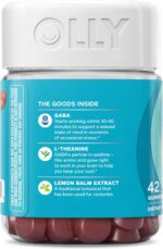 OLLY Goodbye Stress Gummy, GABA, L-Theanine, Lemon Balm, Stress Relief Supplemen... - Image 7