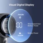 JISULIFE Handheld Fan Pro Series - High Speed Airflow: 1-100 Speed Scroll Wheel,... - Image 5