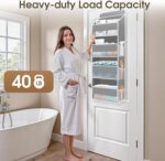 SpaceHacks 1 Pack Over The Door Organizer, Hanging Storage Organizer with Clear ... - Image 6