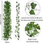 Freyalife Fake Vines for Room Decor(12 Pack 84 Feet) Aesthetic Artificial Plant ... - Image 3
