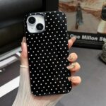 for iPhone 14 Case Polka Dot Phone Cases Aesthetic Design Trendy Simple Case Sli... - Image 9