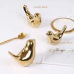 FANTESTICRYAN Small Birds Statues Gold Home Decor Modern Style Figurine Decorati... - Image 6
