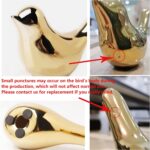 FANTESTICRYAN Small Birds Statues Gold Home Decor Modern Style Figurine Decorati... - Image 7