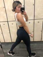 AUROLA Workout Leggings for Women Seamless Scrunch Tights Tummy Control Gym Fitn... - Image 4