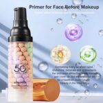 3 In 1Primer for Face Before Makeup,Sunscreen Isolation Cream, SPF 50, One Step ... - Image 7