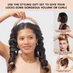 Kitsch Satin Heatless Hair Curler Styling 5pc Gift Set - Satin Heatless Hair Cur... - Image 5