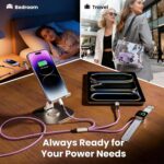 Travel Essentials, 3 in 2 USB A/C Cable to iPhone 17 Charger/iWatch Charger/IP, ... - Image 8