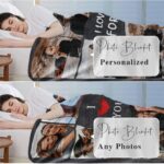 DayOfShe Custom Blanket with Photo I Love You Girlfriend Boyfriend Gifts,Persona... - Image 4