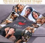 DayOfShe Custom Blanket with Photo I Love You Girlfriend Boyfriend Gifts,Persona... - Image 6