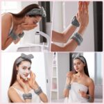 Ztomine Headbands for Women - Spa Headband and Wristband Set - Headband for Wash... - Image 4