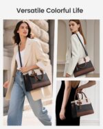 LOVEVOOK Purses for Women,Leather Tote Purse and Handbags,Satchel Shoulder Cross... - Image 3