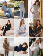 Ekouaer 2 Pack Womens Pajama Sets Short Sleeve Tops and Long Pants Casual Comfy ... - Image 6