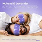 BeHoomi Steam Eye Mask, 10Packs Heated Eye Mask, Self Heating Disposable SPA War... - Image 3