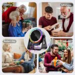 Wireless Induction Speaker, 5-in-1 Bluetooth 5.3 Phone Stand with 360° Rotation ... - Image 8