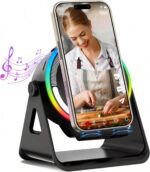 Wireless Induction Speaker, 5-in-1 Bluetooth 5.3 Phone Stand with 360° Rotation ... - Image 9