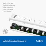 Tapo Smart Wi-Fi Power Strip - Matter Compatible, Energy Monitoring, Surge Prote... - Image 8