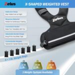 ZELUS Weighted Vest for Men and Women | 4-10lb/11-20lb/20-32lb Vest with 6 Irons... - Image 4