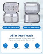 BAGSMART Electronics Organizer Travel Case, Cable Charger Cord Tech Organizer Po... - Image 4