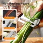 Premium Vegetable Peeler with Wooden Handle and Bottle Opener, 2026 Upgrade Mult... - Image 5