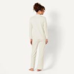 Amazon Essentials Women's Long Sleeve Cotton Modal Pajama Set, Loungewear with F... - Image 4