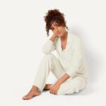 Amazon Essentials Women's Long Sleeve Cotton Modal Pajama Set, Loungewear with F... - Image 6
