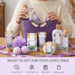 Spa Luxetique Gift Baskets for Women, Spa Gifts for Women - 10pcs Lavender Bath ... - Image 7