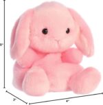 Aurora Adorable Palm Pals Petal Pink Lop Bunny Stuffed Animal - Fun Collectible ... - Image 6