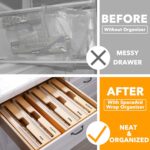 SpaceAid WrapNeat 2 in 1 Wrap Organizer with Cutter and Labels, Plastic Wrap, Al... - Image 3