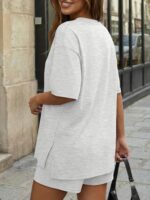 Trendy Queen 2 Piece Summer Set Oversized Top & Loose Fit Shorts with Pockets - Image 5