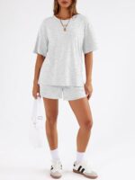 Trendy Queen 2 Piece Summer Set Oversized Top & Loose Fit Shorts with Pockets - Image 7