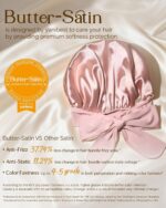 YANIBEST Adjustable Satin Bonnet for Sleeping Women Double Layer Hair Wrap Reduc... - Image 3