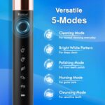 Kuicur Sonic Electric Toothbrush for Adults and Kids, Comes with 10 Brush Heads ... - Image 4
