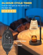 GODONLIF Candle Warmer Lamp with Timer Dimmable, Birthday Gifts for Women Mom, H... - Image 5