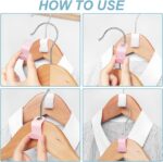 50 PCS Space Saving Hanger - Clothes Connector Hooks, Stacking Space Saver, Plas... - Image 3