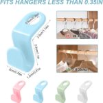 50 PCS Space Saving Hanger - Clothes Connector Hooks, Stacking Space Saver, Plas... - Image 7