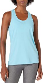 Amazon Essentials Women's Active Quick Dry Tech Stretch Racerback Scoop Neck Tan... - Image 3
