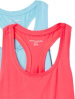 Amazon Essentials Women's Active Quick Dry Tech Stretch Racerback Scoop Neck Tan... - Image 6